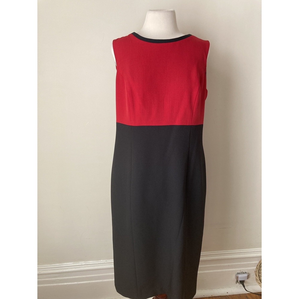 Studio One Dress Set Orange Black Size 12 Dress Jacket - Picture 10 of 14